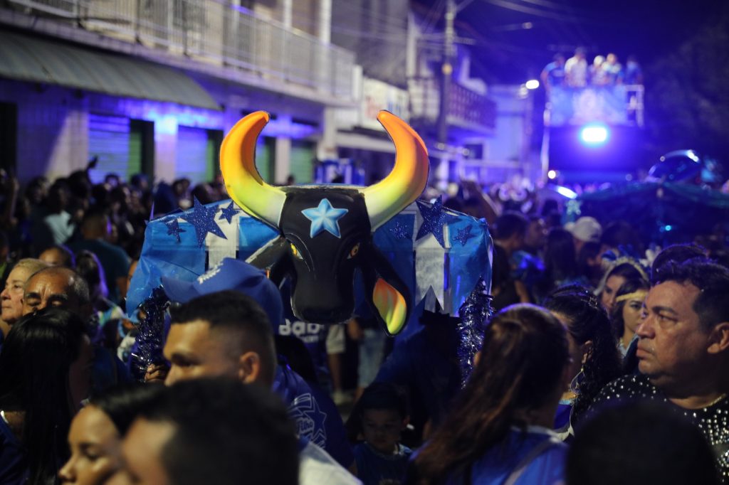Boi Caprichoso arrasta multidão no 'Boi de Rua' - Portal Cultura do AM