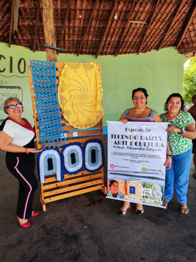 Exposições de crochê contempladas pela Lei Paulo Gustavo celebram a diversidade cultural amazônica e a sustentabilidade