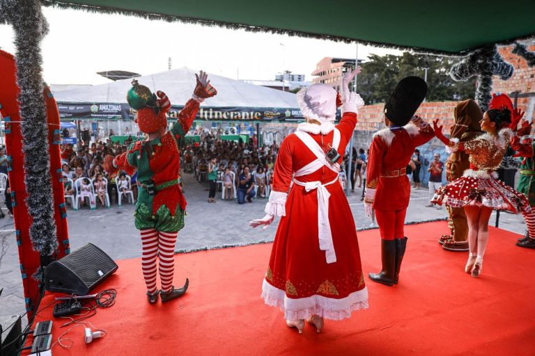 ‘Natal Itinerante’ do Governo do Amazonas inicia programação nos bairros de Manaus nesta quinta-feira