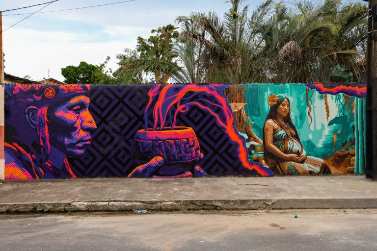 Festival de Parintins 2025: artistas do projeto ‘Galeria Cidade Aberta’ falam sobre as obras e inspirações