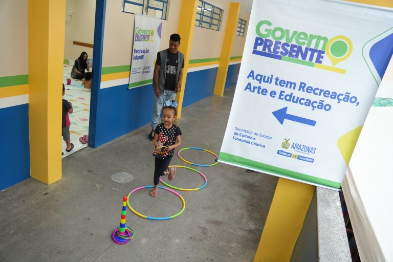 Governo Presente: Atrações artísticas, feira criativa e recreação infantil movimentam ação no Novo Aleixo