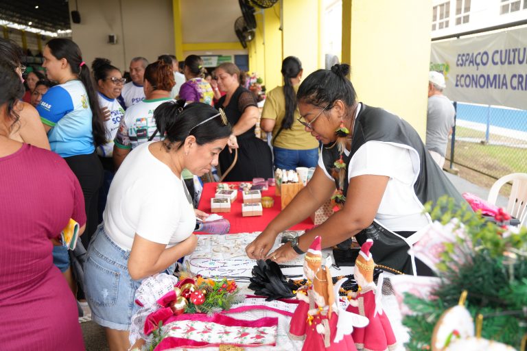 Governo Presente: Clima de Natal impulsiona vendas de empreendedoras na Feira de Economia Criativa